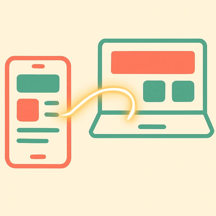 Abstract proxy client configuration illustration
